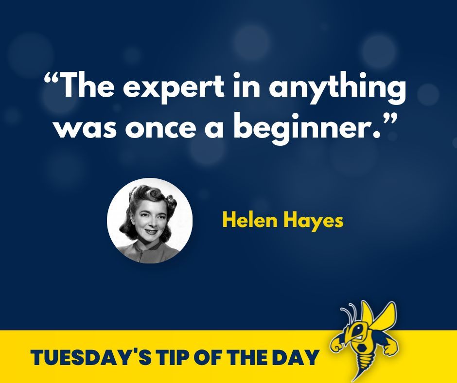 Tuesday's Tip of the Day! 💡

The path to excellence begins with (1) a sense of direction and (2) a very ordinary first step. Is there something you'd like to master? You can! And there's nothing like a good first step to get you started. 

#TipOfTheDayTuesday