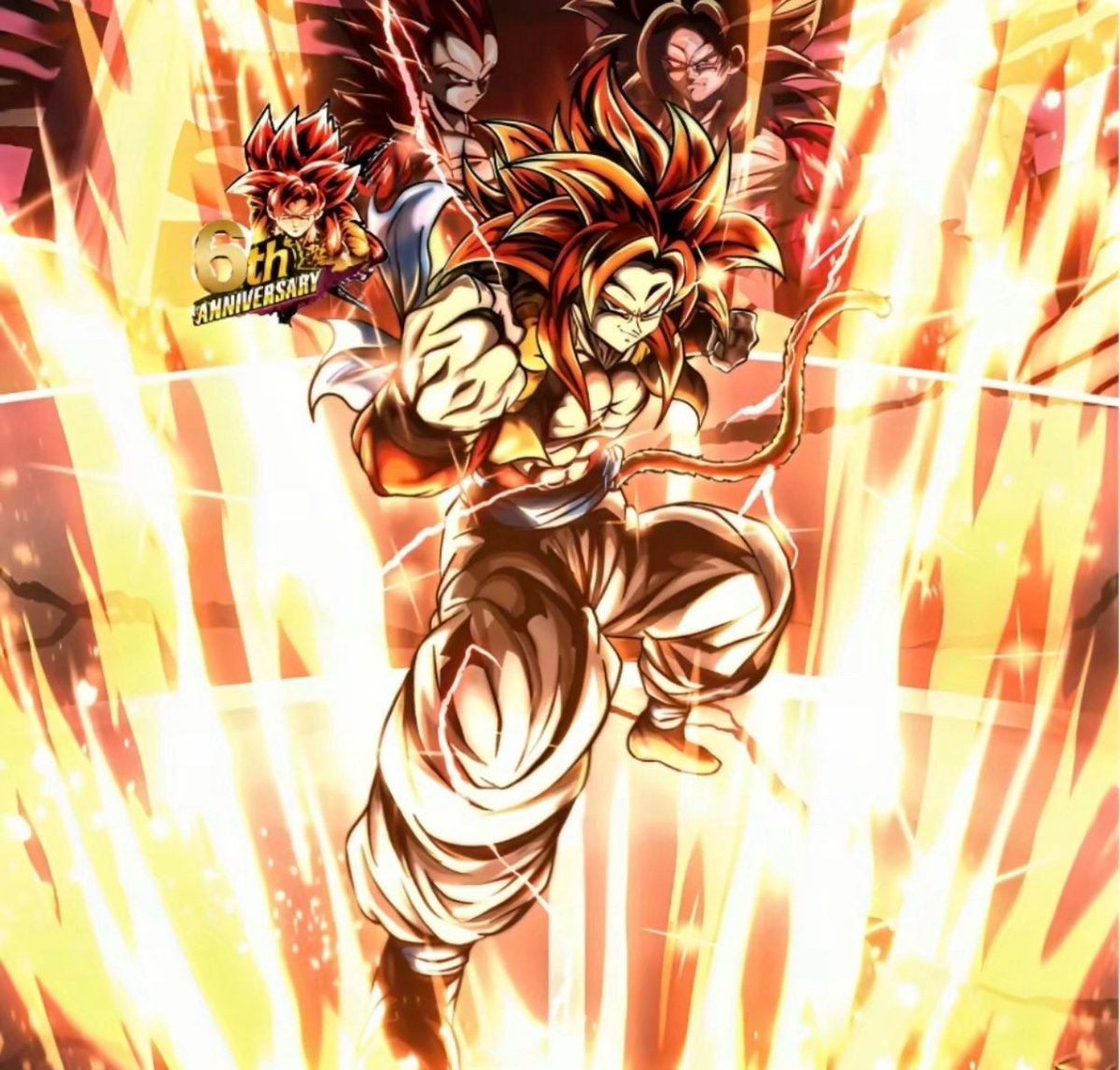 LIKE ❤️ &amp; RETWEET ♻️ TO PULL ULTRA SSJ4 GOGETA IN THE 6TH ANNIVERSARY‼️
