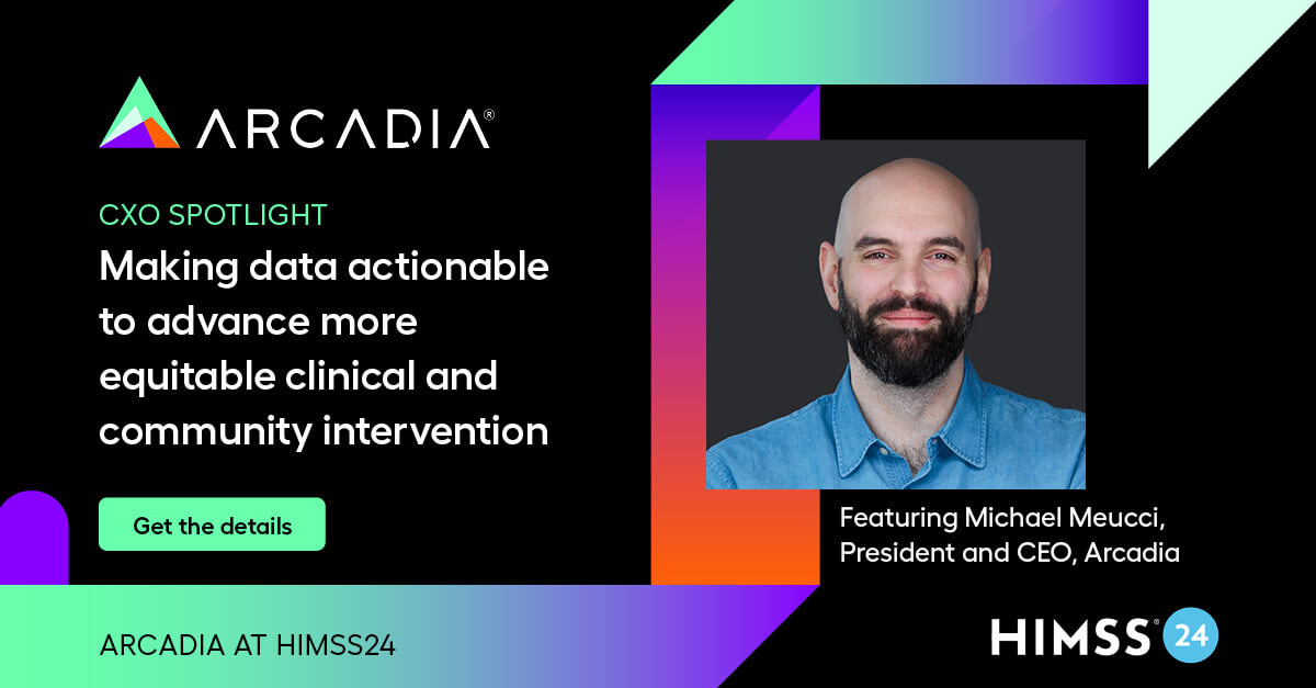 Join us at @HIMSS as our CEO Michael Meucci sits down with an expert panel to discuss strategies to improve #populationhealth, advance #valuebasedcare & accelerate progress on #healthequity.   The session runs from 1:30 – 2:30PM in Room W304E: himss24.mapyourshow.com/8_0/sessions/s… #HIMSS24