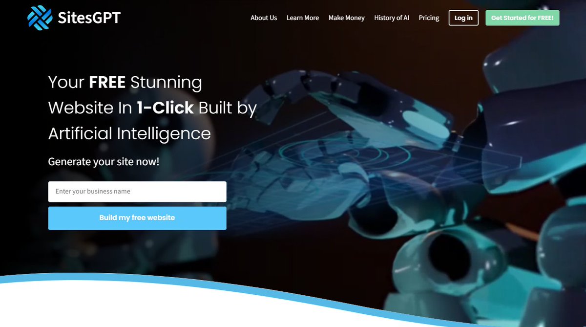 aisaascircles's tweet photo. 🚀New listing @SitesGPT: SitesGPT Generate Sites With Professional Content And Images Instantly 👉https://t.co/EZRUARvXON. #buildinpublic #indiehackers #SaaS #NoCode  #GenerativeAI #ContentCreation https://t.co/jQZKcIic1U