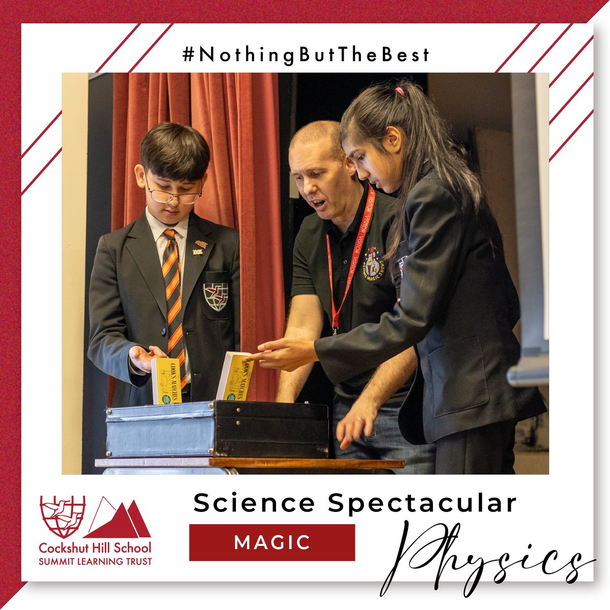 Learners enjoy magic with Dr Matt Pritchard, a Fellow of the Institute of Physics and member of the Magic Circle. Underpinned by maths concepts, including symmetry and sequences, patterns and probability, to bring STEM to life. @ScienceMagician @Summit_LT