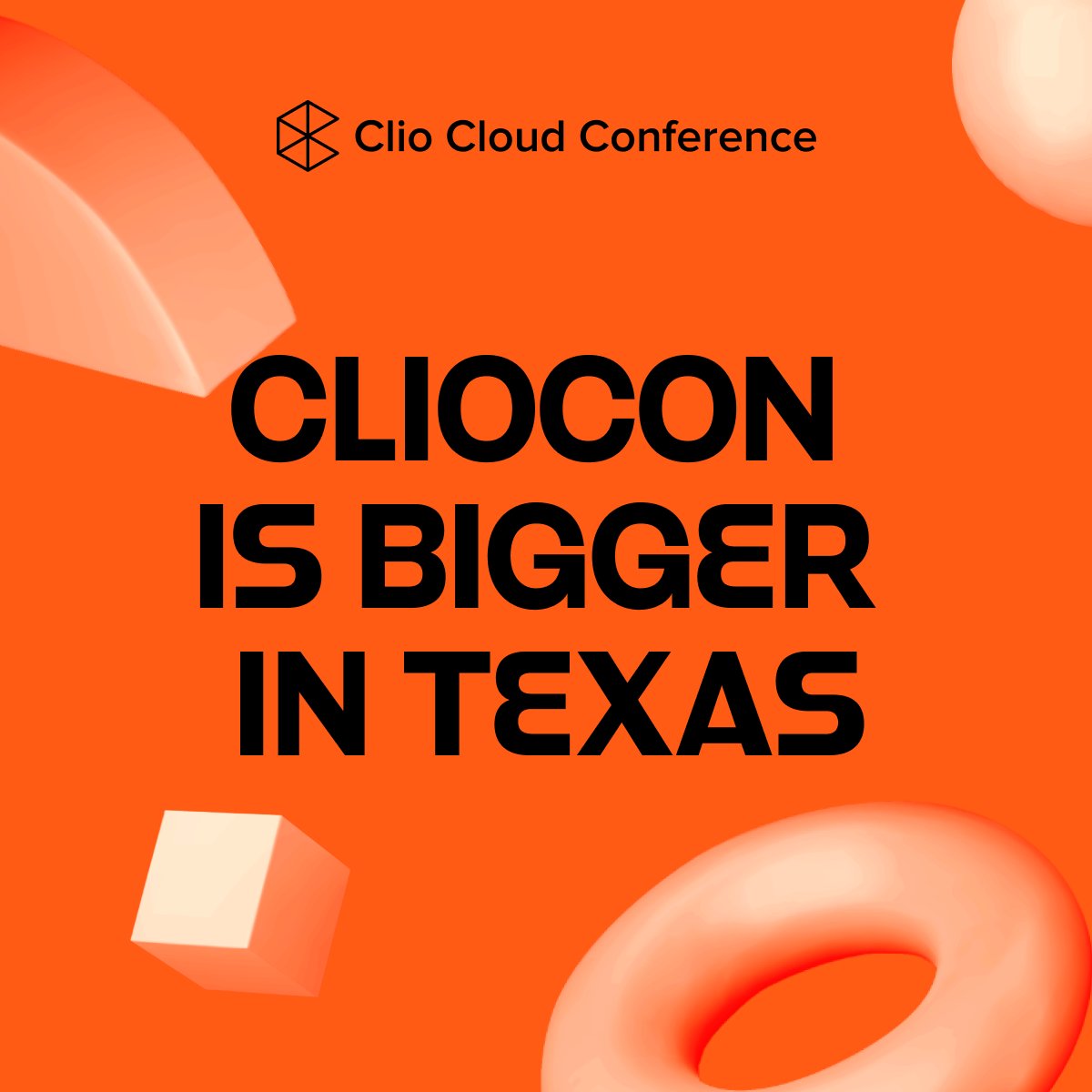 It's time for you to experience #ClioCon IRL. 🚀 

It’s going to be BIG this year in Austin, TX. The countdown is on to secure your spot at ClioCon for $1000 off the regular price. Don’t miss out, prices go up in 𝗧𝗪𝗢 𝗗𝗔𝗬𝗦 ➡️ bit.ly/3tup1Ln