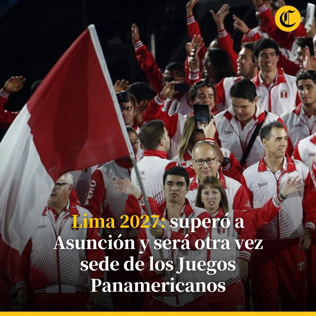 elcomercio_peru's tweet photo. 🇵🇪🤩¡Celebra el deporte peruano! 📷 En un evento que duró aproximadamente 4 horas, #Lima fue elegida por encima de Asunción para organizar los próximos #JuegosPanamericanos. La última vez fue en 2019.

👉 https://t.co/HA0inpFcNT
  #PanamSports #Asunción