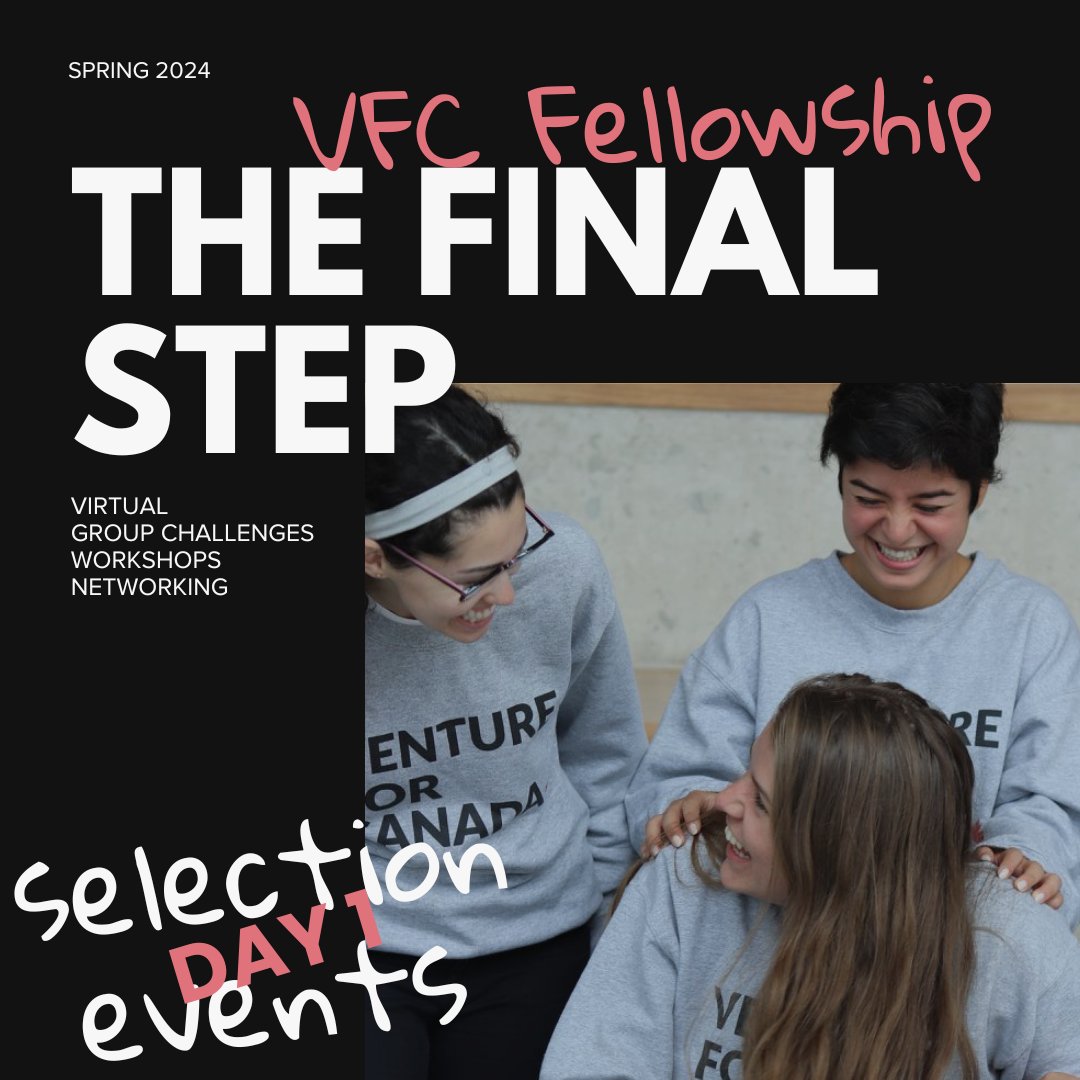 Today officially kick-off’s our eagerly awaited Spring 2024 Fellowship Selection Event right here at @Ventureforcanada! 🚀 To all our Day 1 participants, we’re beyond excited to welcome you to VFC and a heartfelt thank you to our judges, volunteers, and VFC Staff❤️