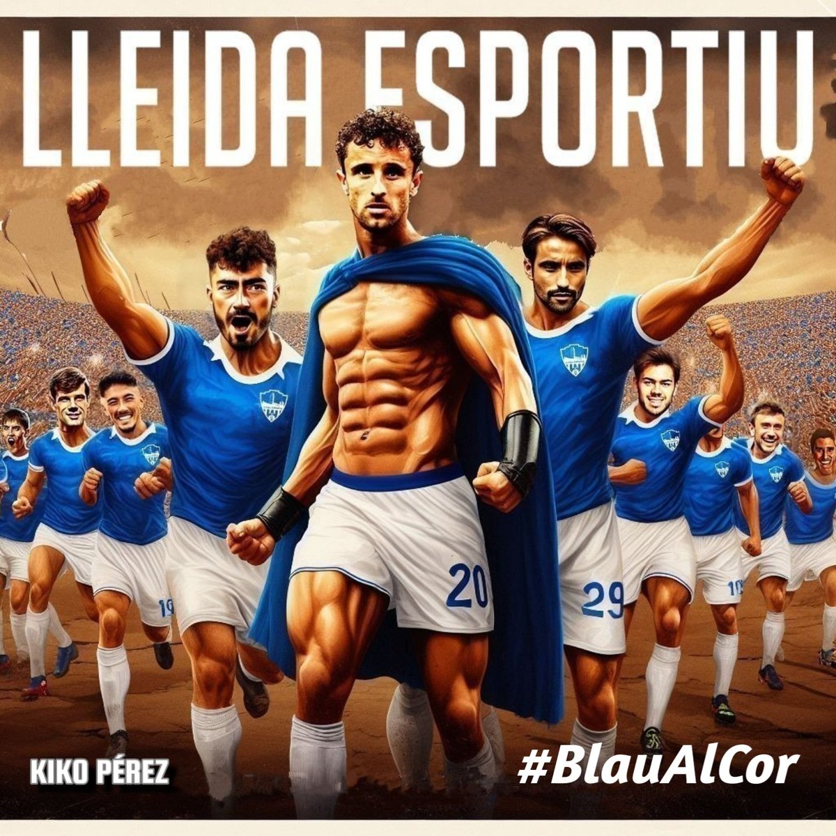 #BlauAlCor 💙
#LleidaEsportiu #Lleida #futbolcat #SegundaRFEF