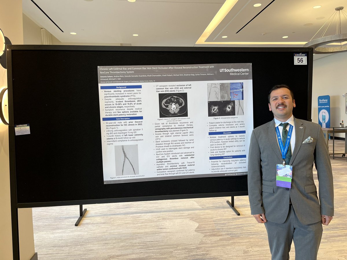 solanotono's tweet photo. Thanks to @VenousForum for the opportunity to present our research at #VENOUS2024 last week. Grateful for all the support by my mentors and professors at @UTSWVascular @UTSW_Surgery #MelissaKirkwood @michaelcsiah @shadmanbaig @ch_timaran #vascularsurgery #veined #MedEd https://t.co/sIzL1cwI1f
