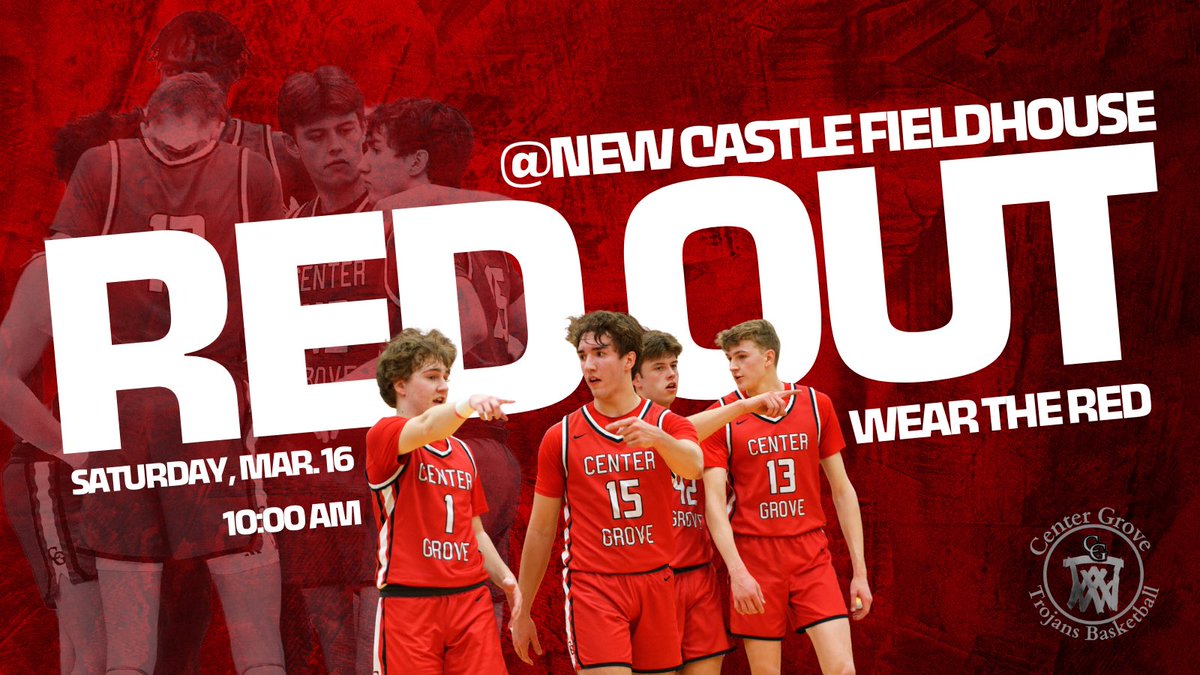 Center Grove Trojans Basketball (@centergrovembb) on Twitter photo 🔴RED OUT🔴
🎟️ websites.eventlink.com/s/ihsaa/ticket…
<a href="/CGBBL/">CG Boys Basketball League (CGBBL)</a> <a href="/CGSportsNetwork/">CG Sports Network</a> <a href="/cg_sports/">Center Grove Sports</a> <a href="/CGTrojanHoops/">Center Grove Hoops</a> 🔴RED OUT🔴
🎟️ websites.eventlink.com/s/ihsaa/ticket…
<a href="/CGBBL/">CG Boys Basketball League (CGBBL)</a> <a href="/CGSportsNetwork/">CG Sports Network</a> <a href="/cg_sports/">Center Grove Sports</a> <a href="/CGTrojanHoops/">Center Grove Hoops</a>