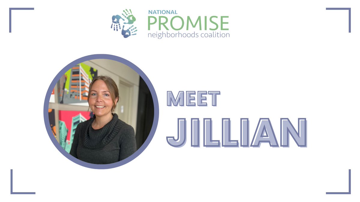 Meet Jillian Spindle! Jillian is the Chief Strategy and Advancement Officer for @medasf (Mission Economic Development Agency) as well as the Coalition Co-Chair for NPNC. Be sure to contact Jillian with any questions on how to join the #PromiseNeighborhoods coalition today!