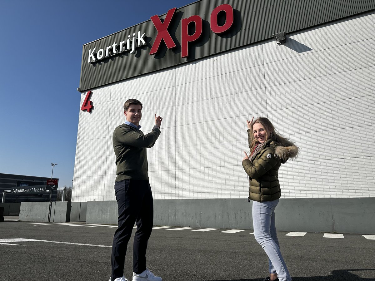 De komende twee jaar spot je Eline en Tuur in Kortrijk Xpo, deze studenten werkplekleren worden de sidekicks van ons salesteam 🤩 Veel succes! 👊 

#insidekortrijkxpo #kortrijkxpo