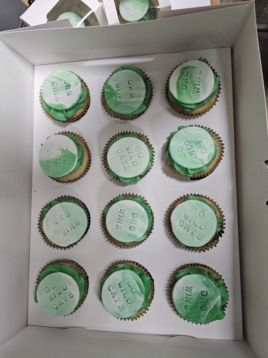 You win a championship,  you get cup cakes!!