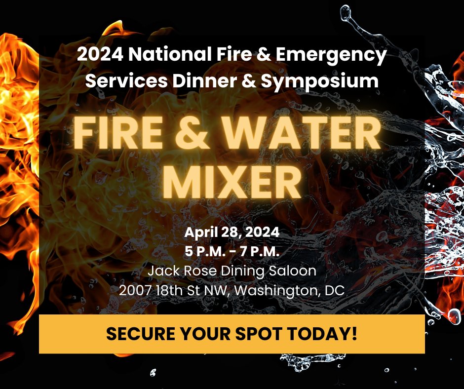 🚨 Act now to secure your tickets to this exclusive reception at #CFSI2024! This is a prime opportunity to #engage with your fire service colleagues. 🎟️ givebutter.com/YxbXfA