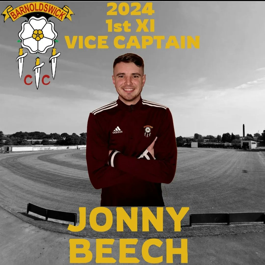 BarnoldswickCC's tweet photo. Introducing your Senior vice captains for the 2024 season. Congratulations guys and all the best for the season ahead 🏏
1st team - Jonny Beech https://t.co/syYQpQE5TC