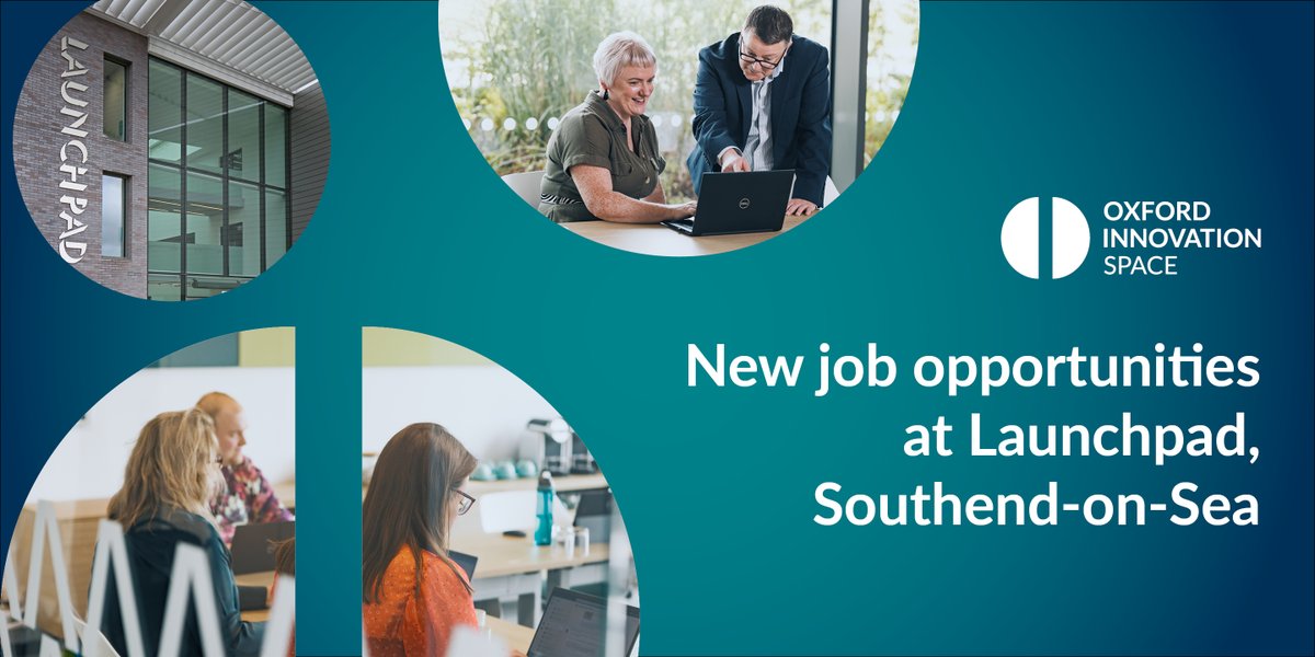 We have two exciting job opportunities at Launchpad, in Southend-on-Sea. Located on the new Airport Business Park right by London Southend Airport, we provide purpose-built workspace including offices, workshops and coworking. Apply to the roles here: careers.oxfordinnovationspace.co.uk