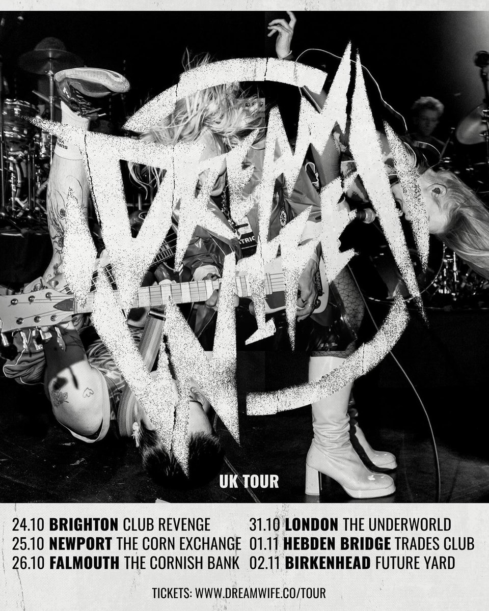 Having only recently wrapped up a UK tour, @DreamWifeMusic have confirmed they'll be hitting the road again this autumn for another. Grab your tickets now 👉tinyurl.com/5apehxfv