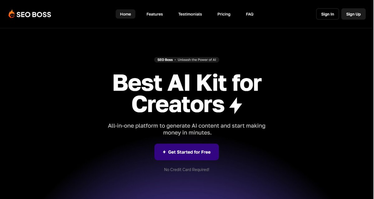 aisaascircles's tweet photo. 🚀New listing #SEOBoss: Ultimate AI Tool Kit For Maximizing Your Online Presence 👉https://t.co/EZRUARvXON. #buildinpublic #indiehackers #SaaS #ContentCreation #SEO #GenerativeAI #Marketing https://t.co/ZU7cWocWLL