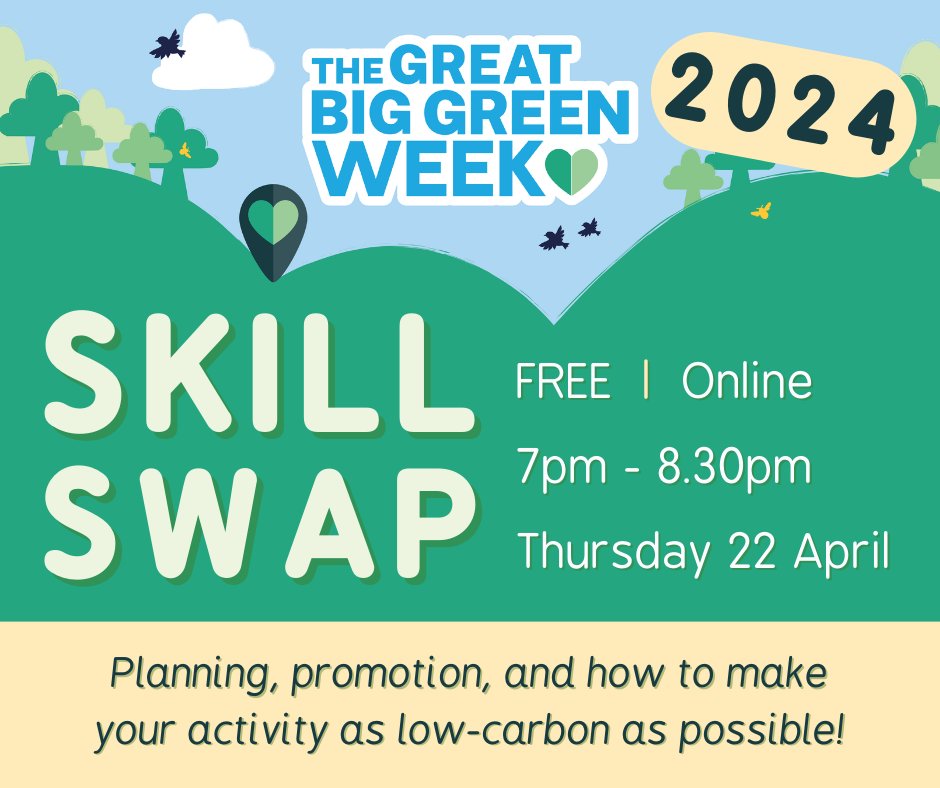Planning an event for #GreatBigGreenWeek this year? 

We can help! Join us on 22 April to swap ideas, talk about promoting your event and consider low carbon activities! #ZeroCarbonCumbria #GBGW2024

cafs.org.uk/events/?civiwp…