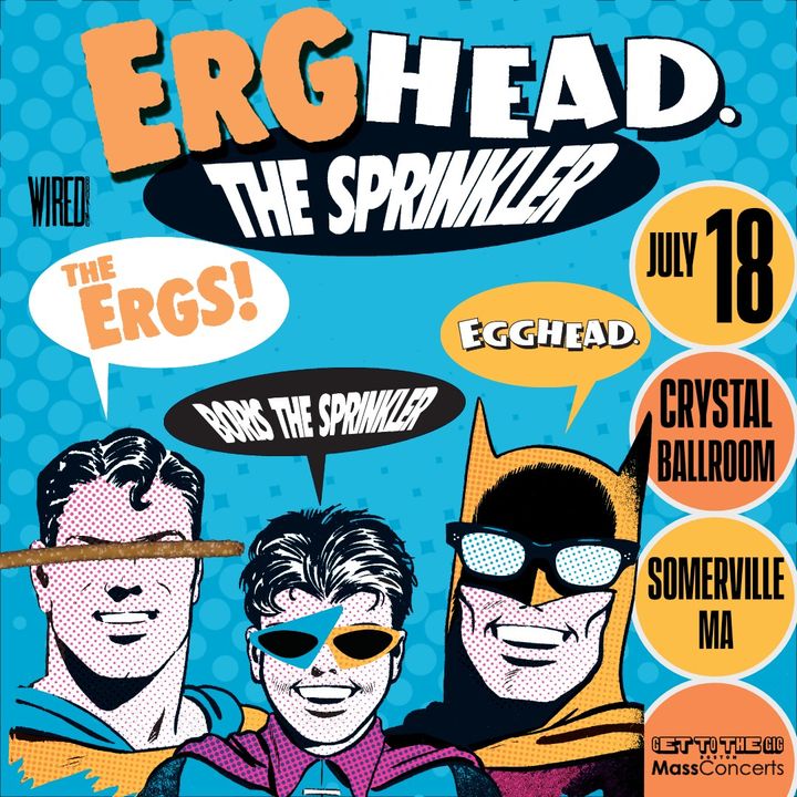 The Ergs‘ beloved debut LP dorkrockcorkrod turns 20 this year. They're celebrating with an expanded reissue and a series of shows, including a stop here at the Crystal Ballroom on July 18th!

Tickets go on sale Thursday at 10am!
Details at bit.ly/3TuNACa