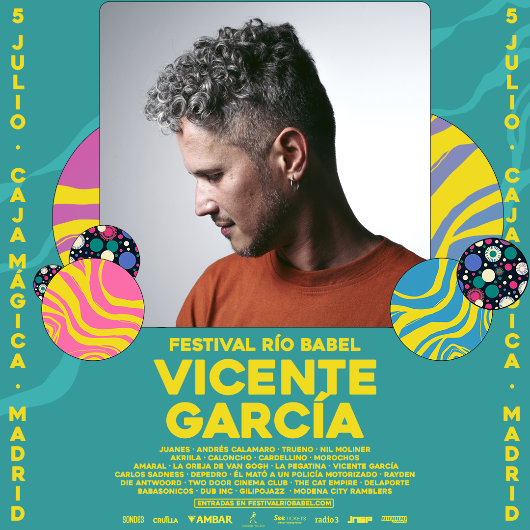 El artista dominicano @vicentegarcia pasará por Río Babel el 5 de julio para conquistarnos a través de sus letras llenas de sentimiento que saben conectar bien con el público ✨ bit.ly/festivalriobab…