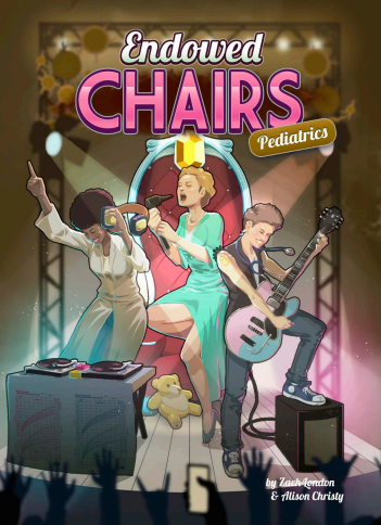 WHERE ARE MY FUTURE #PEDIATRICIANS? 
<a href="/zach_london/">Zach London</a> and I want to give away 5 copies of Endowed Chairs: Pediatrics to new #PedsTwitter in #Match2024! 
Retweet this post to enter, and next week we'll announce a newly matched #tweetiatrician winner per day.
neurdgames.com/endowed-chairs