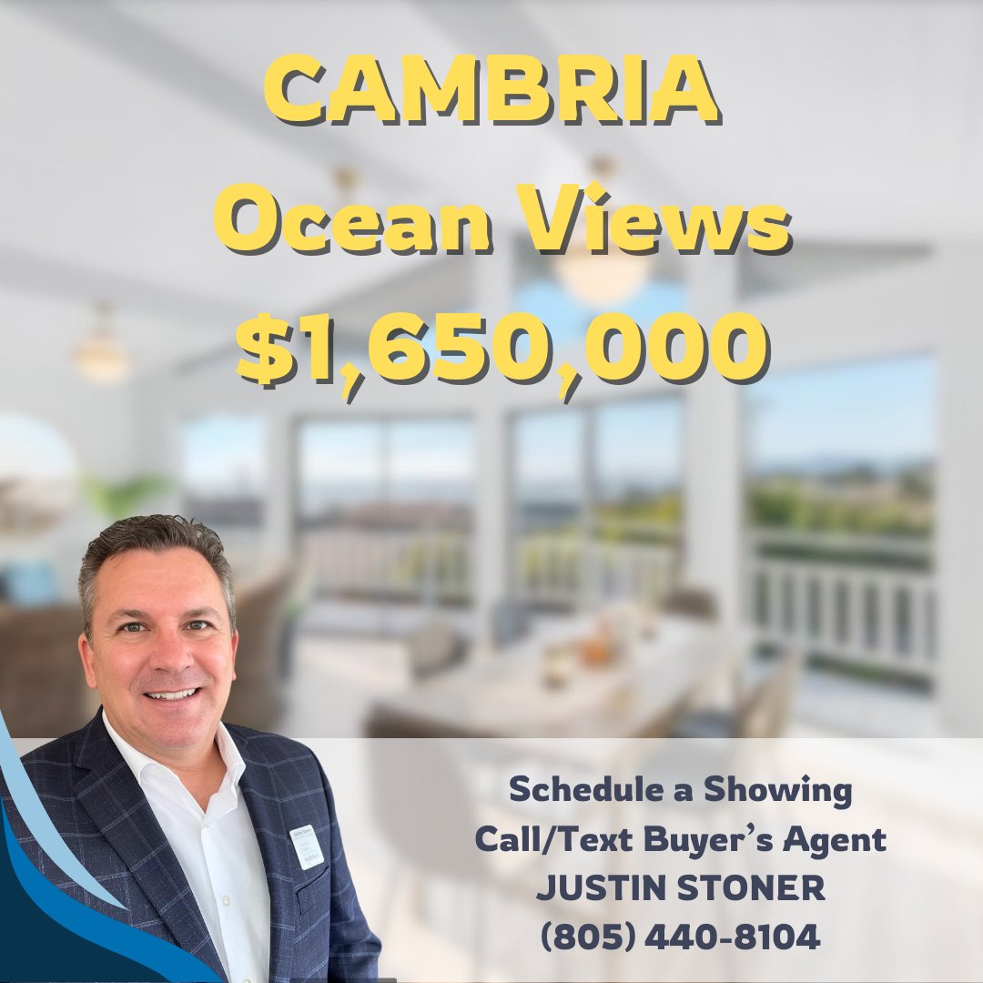 Justin4writing's tweet photo. 🌊 Dreaming of coastal bliss? This stunning Cambria home is just one block from Moonstone Beach! Completely updated with a mid-century nautical vibe, it features breathtaking ocean views, a brand-new kitchen, and luxurious bathrooms. #CambriaLiving   https://t.co/7InAu2BTJv https://t.co/muovoVGKRY