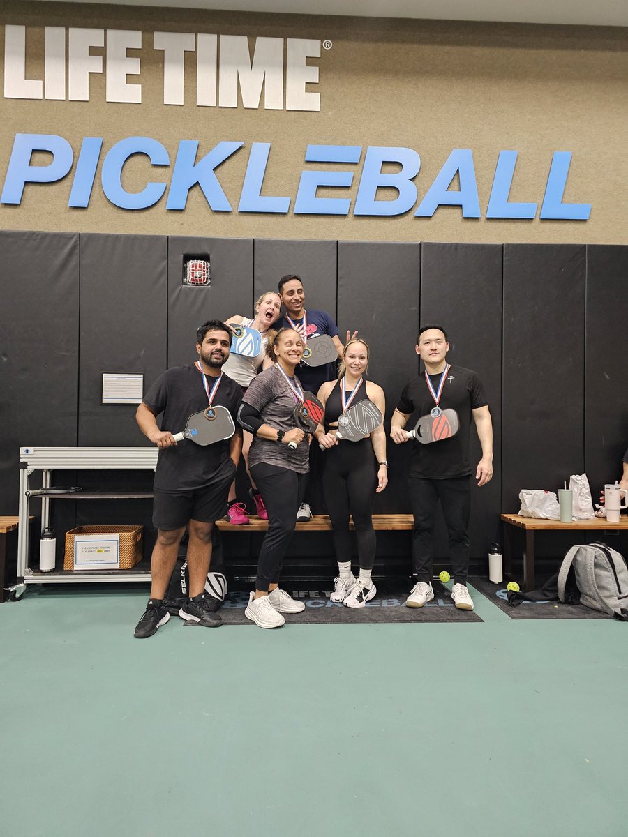 prgtdg1's tweet photo. Just finished our winter advanced mixed doubles pickleball league with a tournament. Let's just say my game has completely changed for the better & there is still so much to learn. It's been some long weeks ππ
πππ #PB4Life So Fun π
Im grateful 3rdπ₯#satisfied #AllJesus https://t.co/jXve1rBbkk