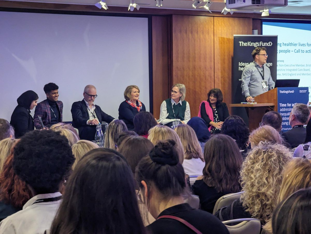 RCPCHtweets's tweet photo. RCPCH President Dr Camilla Kingdon speaking at the @TheKingsFund & @Barnardos conference today on the action needed to address health inequalities for children and young people. #KFTimeForAction #ShiftTheDial https://t.co/4BjF7E2TLL