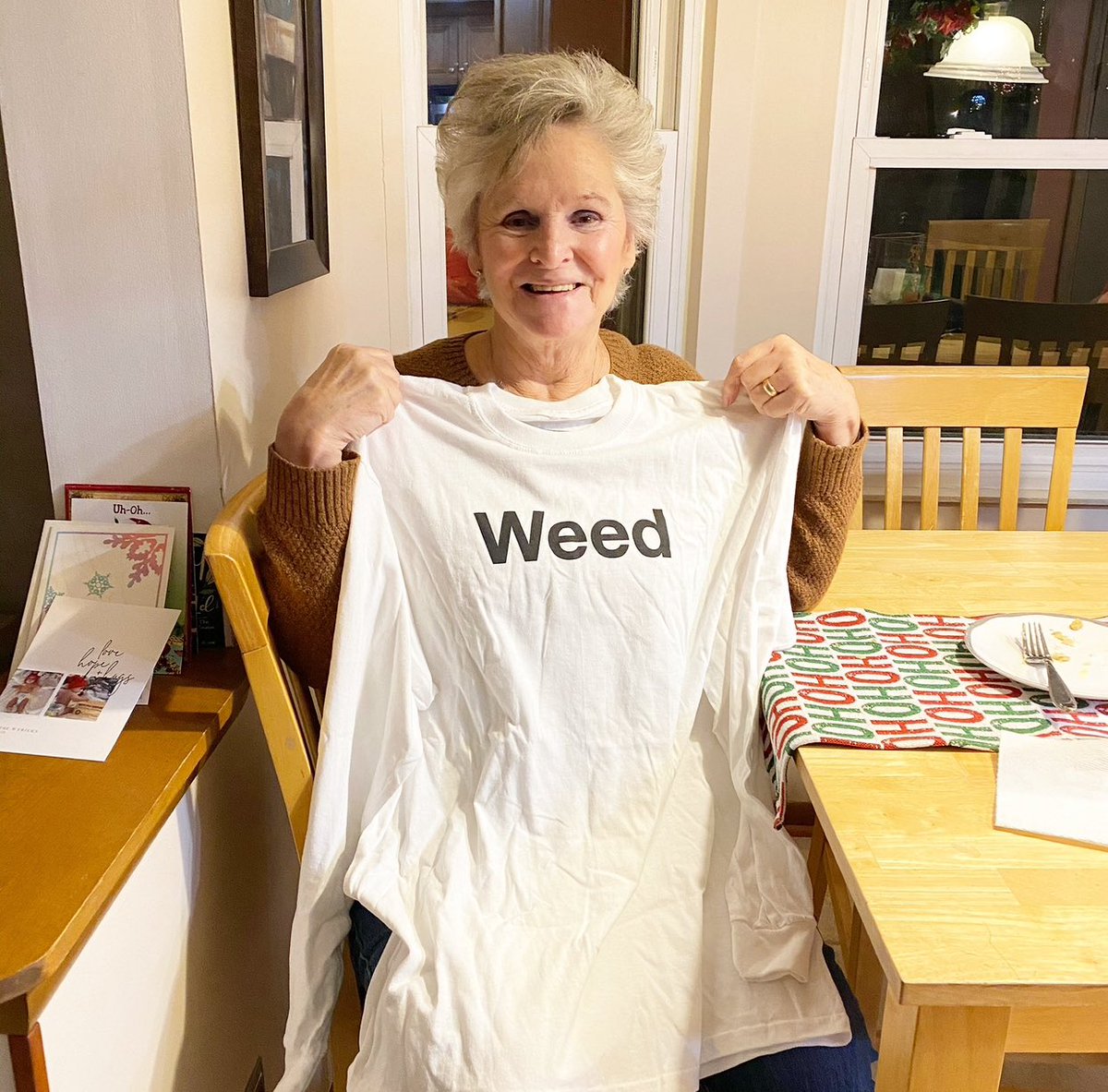 My grandma supports the movement ❤️🍃💨 #family #StonerFam #weed #cannabis