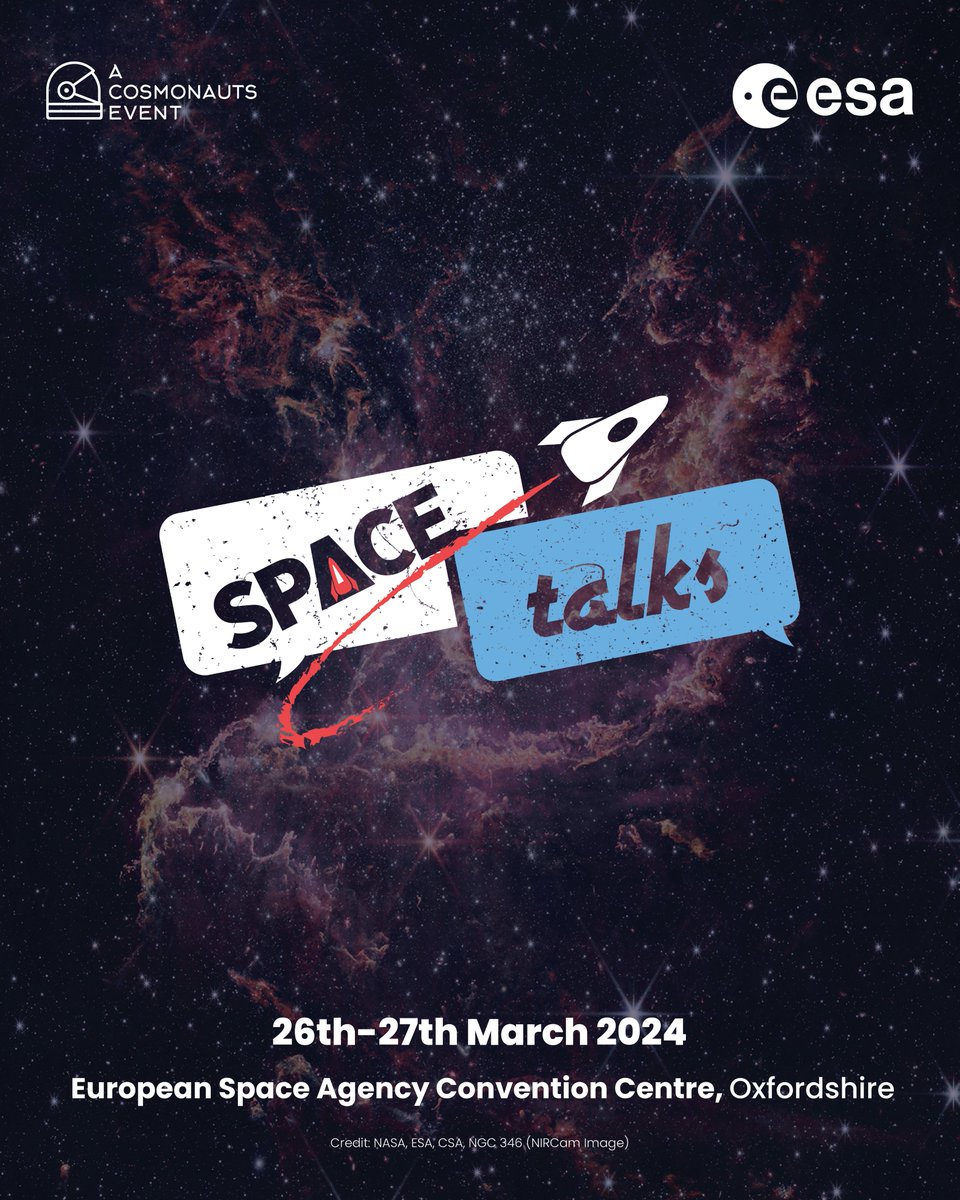 Happening in two weeks ❗ Invaluable #space insights, industry #networking, hot-topic panels and so much more at SPACE talks 2024. Visit the website for more vital info and head over to SPACE talks for some exclusive ticket deals! 🚀 Website : lnkd.in/dZenCj8 @esa…