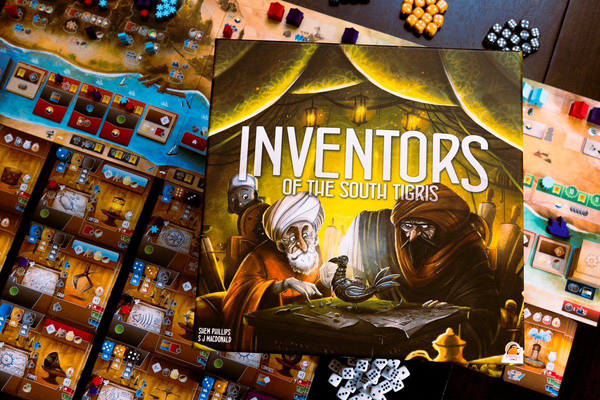 📜Inventors of the South Tigris 📜 youtu.be/6ciaZNr47xU The conclusion to the South Tigris trilogy is here and we have A LOT to say about it! Check out this lovely game from @garphillgames and our review video! #BoardGames #Inventors