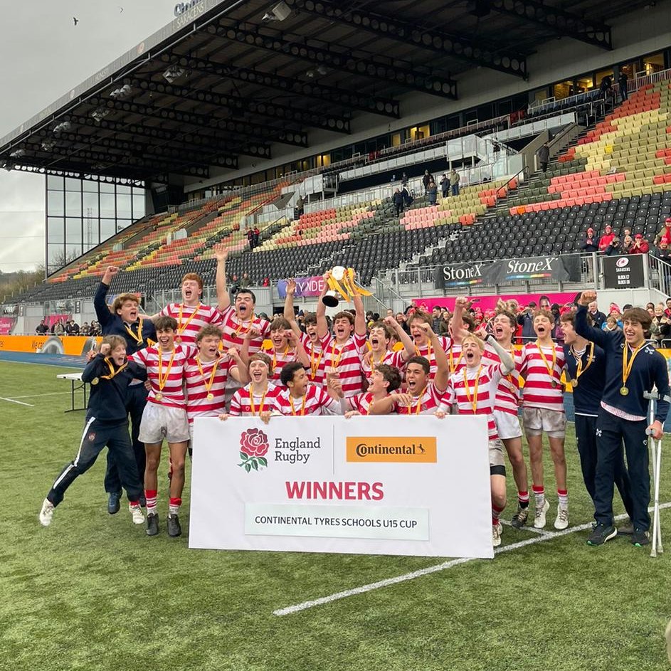 🏆The 2024 @ContiUK Schools Cup U15 Cup winners - Radley College 👏Congratulations to everyone at @RadleyRugby! #ContinentalTyresSchoolsCup