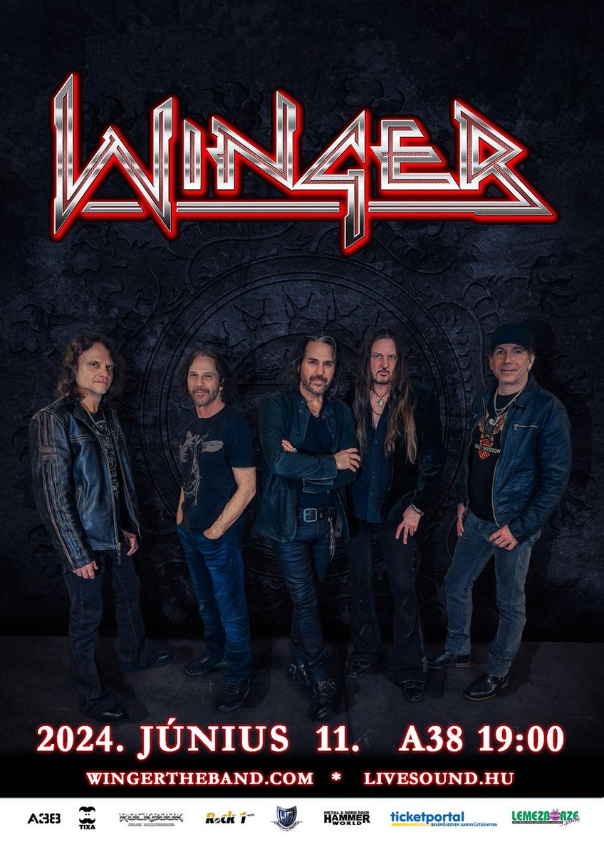 WingerTheBand's tweet photo. Budapest!🇭🇺 We can't wait to play for you on JUNE 11 at @A38Hajo!

Tickets on sale now at https://t.co/VWO7GLoVz5

#Winger #Budapest https://t.co/EGCyt6kmyj
