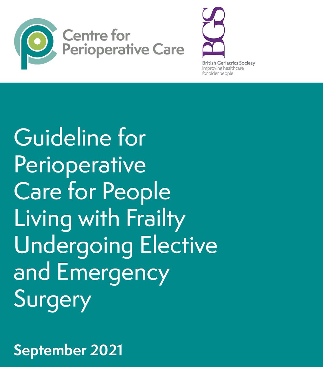 #WDAD2024 It is World Delirium Day today! Read @CPOC_News and @GeriSoc whole pathway guideline on perioperative care for people living with frailty undergoing elective and emergency surgery