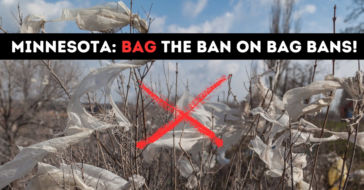 PlasticsBeyond's tweet image. Right now, Minnesota's towns, cities, and counties are not allowed to pass local single-use plastic bag bans. Urge MN's state legislators to REPEAL the state's Ban on Plastic Bag Bans! Email them now: actionnetwork.org/letters/mn-rep… @CleanWaterMN #mnleg #refusesingleuse #planetorplastic