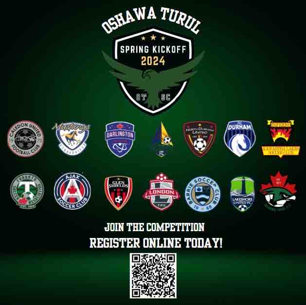 Teams from all over Ontario are invited to participate in the Oshawa Turul inaugural spring kickoff tournament and festival on April 13th- 14th, 2024!

REGISTER TODAY ONLINE!

ow.ly/yezJ50QRrch