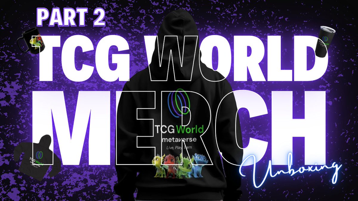 Who wants to see more #TCGworld merch unboxing?  🙋🙋‍♀️
Check out Part 2 of our unboxing series as we explore the epic loot from @TCGWorldMerch #Metaverse #Unboxing #merch 

Watch here:
youtube.com/watch?v=Y5Zwkm…