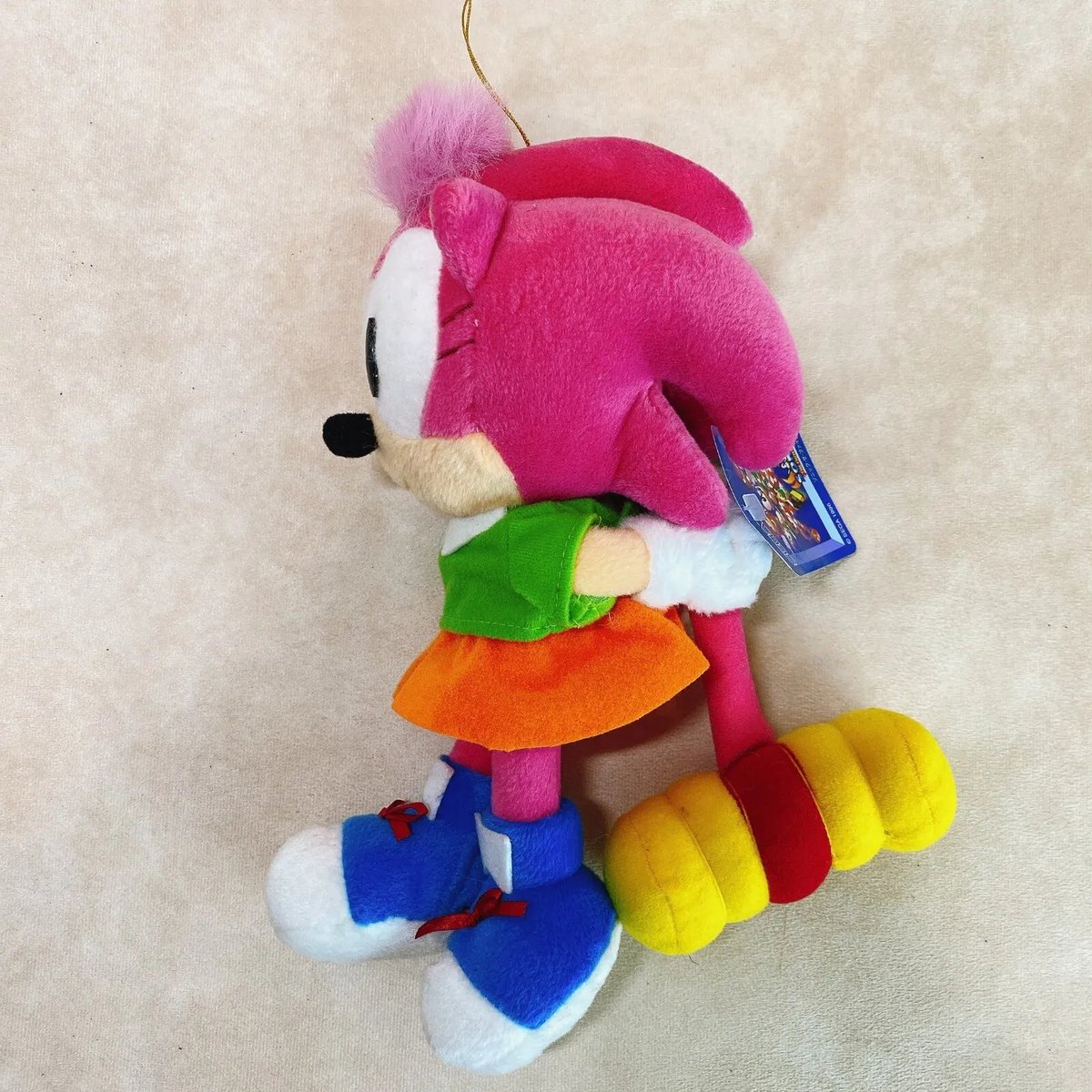 Photos of the Amy Rose plush, part of the 'Sonic The Fighters' set, released by SEGA Japan in 1997. Photos of the Amy Rose plush, part of the 'Sonic The Fighters' set, released by SEGA Japan in 1997.