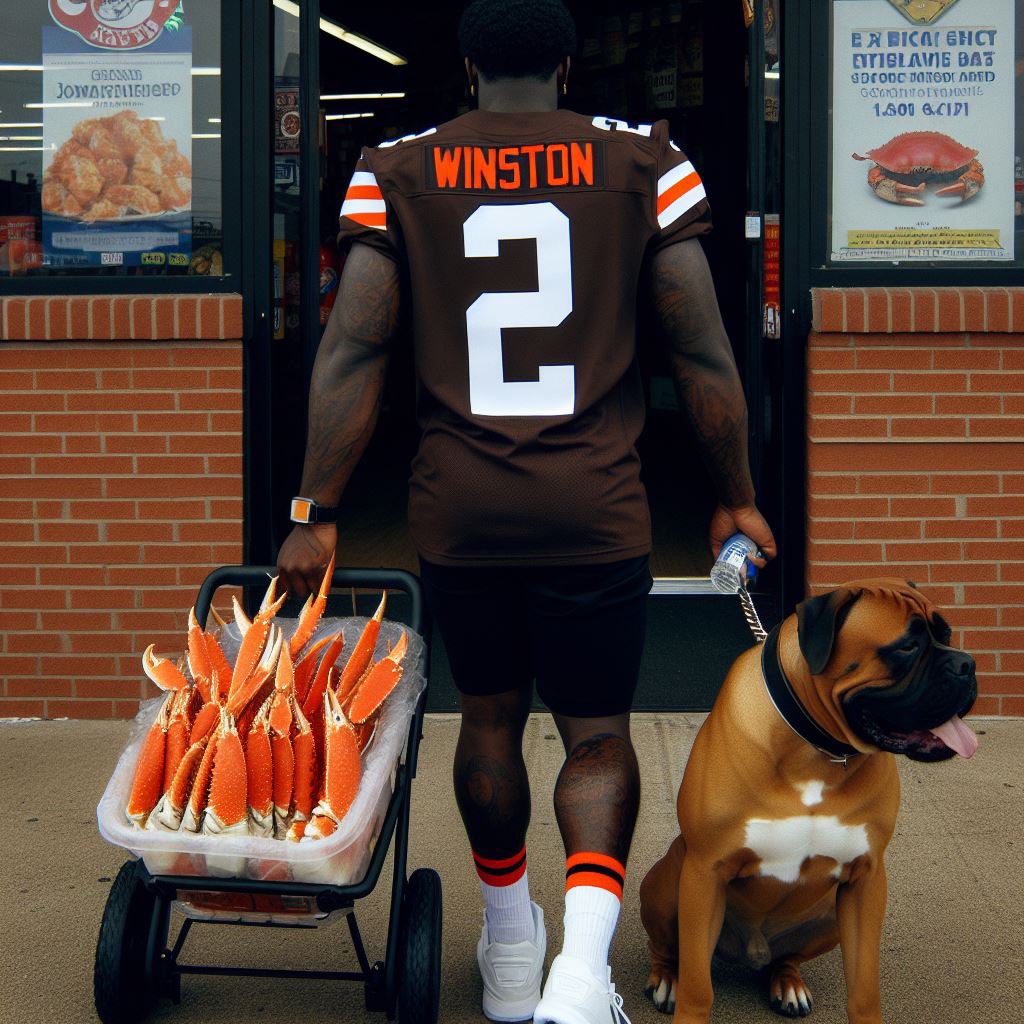 PolymarketBlitz's tweet photo. Jameis Winston, welcome to Cleveland. https://t.co/1wNLR2yJDW