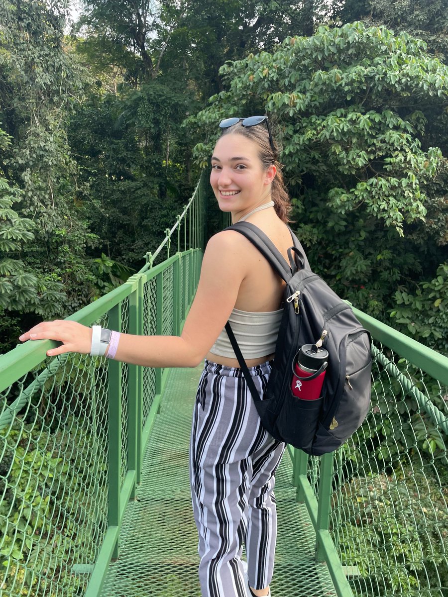 WPIBiology's tweet image. BBT undergrad Liv Santurri just returned from her IQP Project in San Jose, Costa Rica, where she worked with an NGO called FUNDECOR, on creating reforestation profiles for small landowners to start a new financial aid program. #biotechnology #reforestation #fundecor #wpi