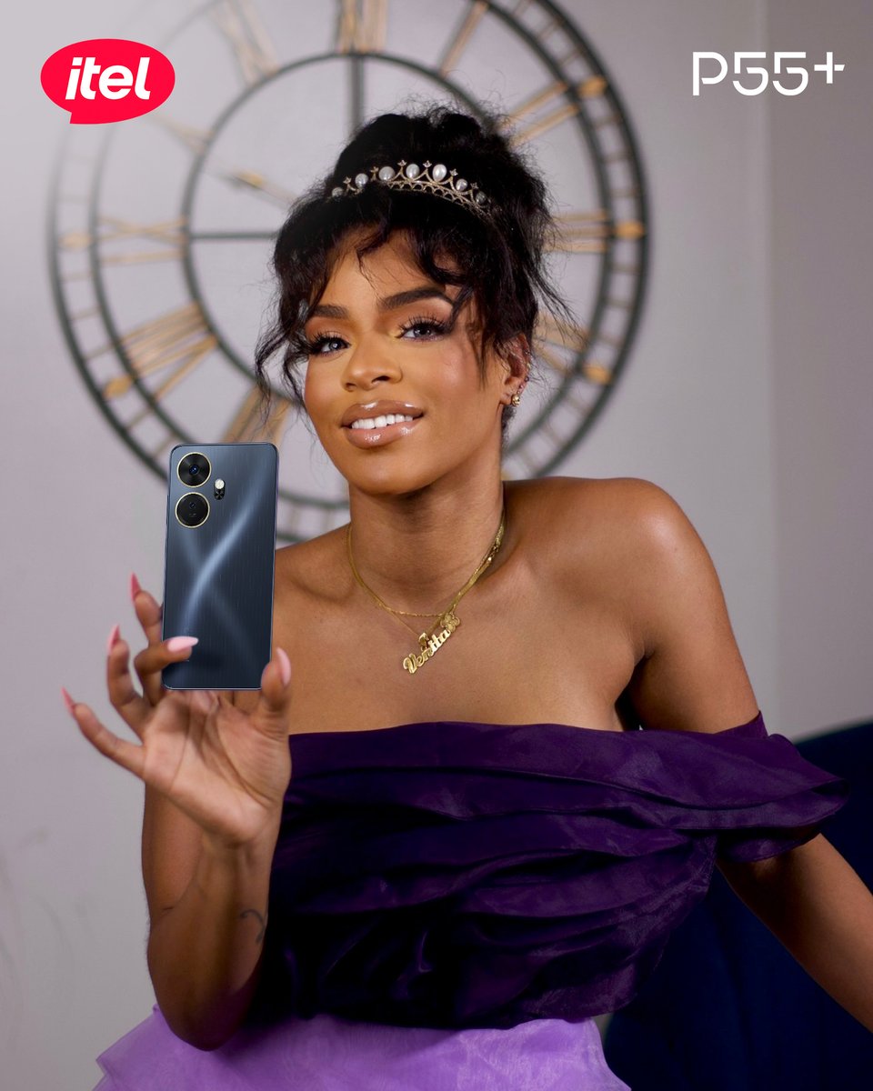 itelNigeria's tweet photo. For beauty that turns heads, get the itel P55+ in any phone retail store near you today for just N167,300!

#itelP55Plus
#45WFastCharge https://t.co/dFeLmJK894