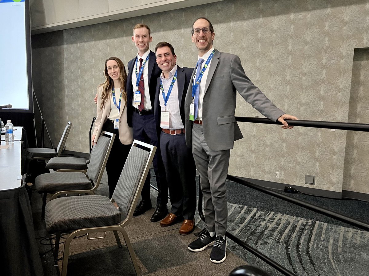 The dream team, reunited - another year of ‘Rheumatology for the Dermatologist’ - covering a range of topics a in connective tissue disease - an incredible session thanks to ⁦⁦<a href="/DrScottElman/">Scott Elman</a>⁩ ⁦<a href="/beccagaff/">Becca Gaffney, MD</a>⁩ ⁦<a href="/JSmithMDPhD/">Jeffrey S. Smith</a> - 2024⁩<a href="/AADskin/">AAD</a>⁩