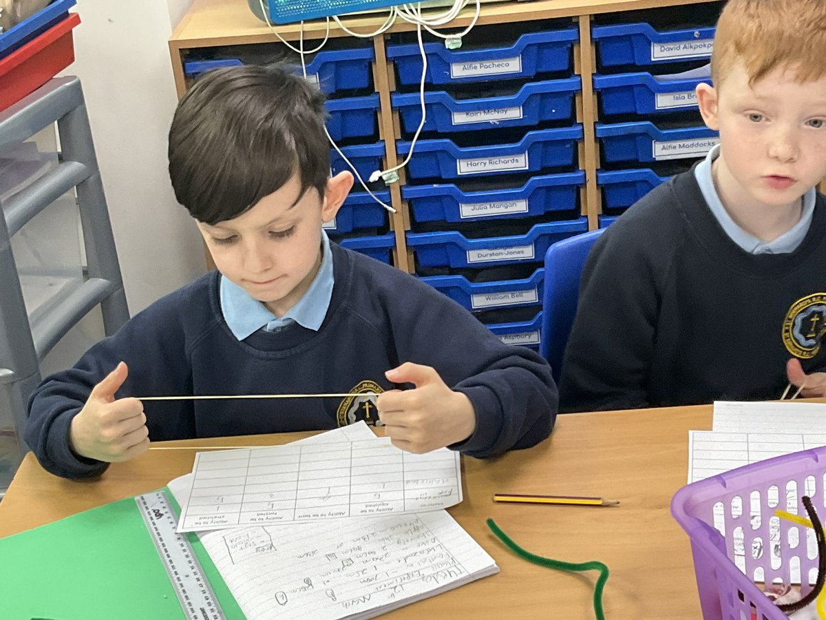 StBernardsep's tweet photo. A fun afternoon of science in T2. We investigated different types of plastic and explored how materials can be changed in different ways. Great collaboration to measure and record their findings. #stbScience https://t.co/ltPjeBMdgR