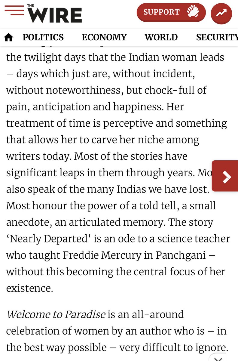 A review from @thewire_in that asks important questions about the purpose of stories. thewire.in/books/twinkle-… Have you read Welcome to Paradise? What did it leave you with, if anything? Let me know in the comments below.