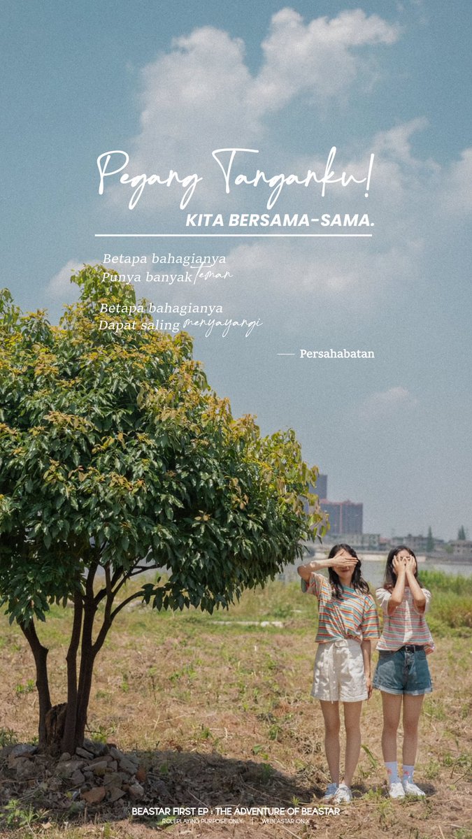 WeBEASTAR's tweet photo. ㅤ 

Bila  kau dapat mengerti  tentang 
arti    sahabat.    Sahabat   adalah 
setia, dalam suka dan duka,  Kau 
kan dapat berbagi rasa untuknya 

𝑳𝒀𝑹𝑰𝑪𝑺 𝑻𝑬𝑨𝑺𝑬𝑹
───────────────── ✦✧✦
First EP:
THE ADVENTURE OF BEASTAR.

ㅤ https://t.co/o5YFRywDty
