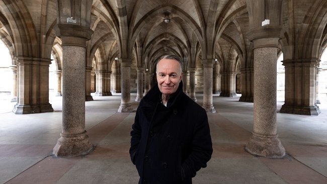 'As a Glaswegian, I feel proud and honoured to be able to serve the University of Glasgow.' Delighted to welcome writer Andrew O'Hagan as an Honorary Professor of @ScottishLit. Read more about the appointment: gla.ac/49RHOk2 #TeamUofG