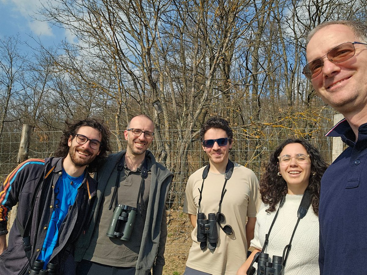 MTALACE's tweet photo. #Guest scientist: We welcome Mattia Brambilla, guest scientist, Péter and Dávid's collaborating colleague, from University of Milan, Italy. We visited the Showcase vineyards, enjoyed birding and vine tasting together with his PhD students, Emanuela Granata, and Corrado. https://t.co/SZpMKldcUd