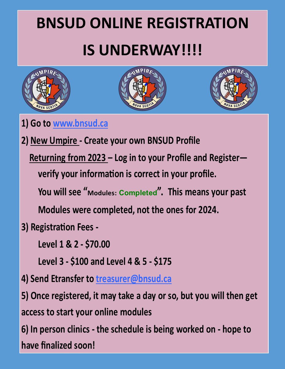 INTERESTED IN UMPIRING??