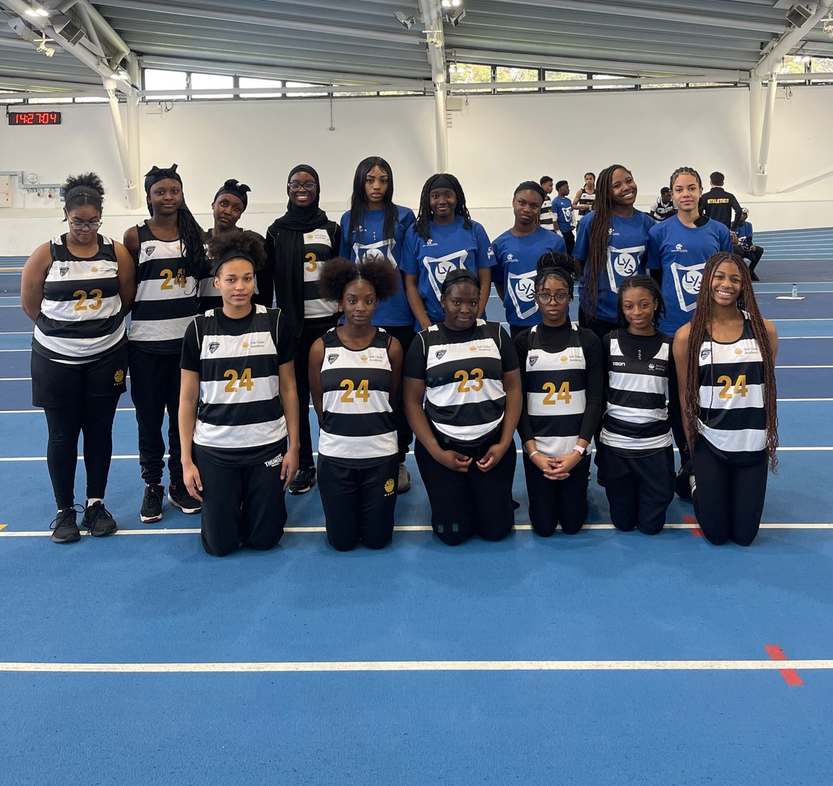 Hat-trick heroes! 🎉Year 9 & 10 secure a triple crown at the Ark Indoor Athletics Championships, dominating both boys and girls categories for the third straight year. Stellar performances all around! 🏆👟 👏 #ThreePeatChamps #ArkAthletics @MattJones_Globe @ArkSchoolsSport