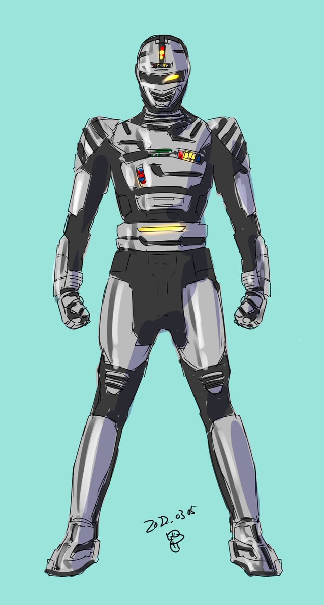 「ギャバンをゼロワンのフォーマットでやってみただけ 」|-moino-のイラスト