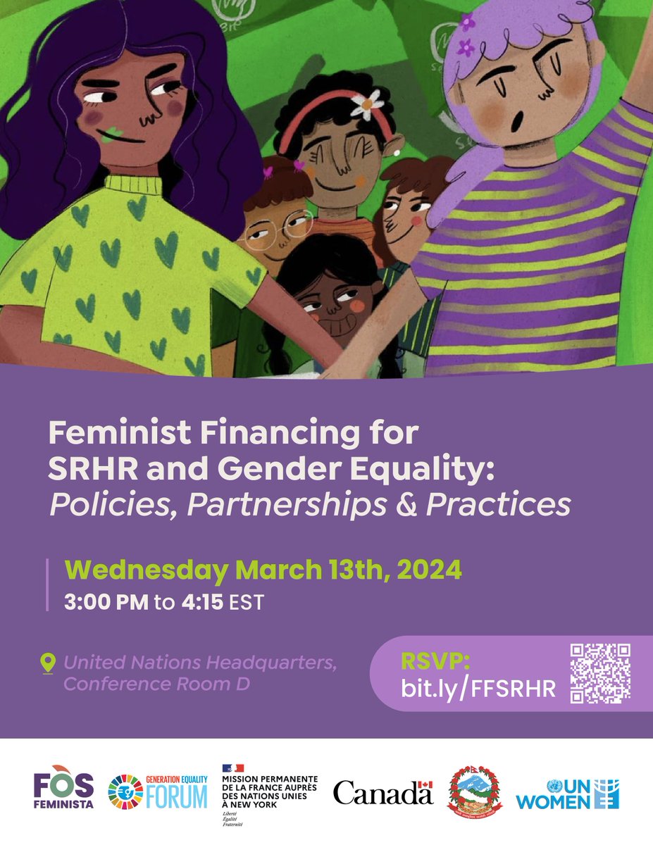 <a href="/LindaWeisert/">Linda Weisert</a> will also speak on the panel “Feminist Financing for SRHR and Gender Equality: Policies, Partnerships &amp; Practices” hosted by our partner <a href="/Fos_Feminista/">Fòs Feminista</a>

UN HQ, Conference Room D, 15.00 – 16.15 EST