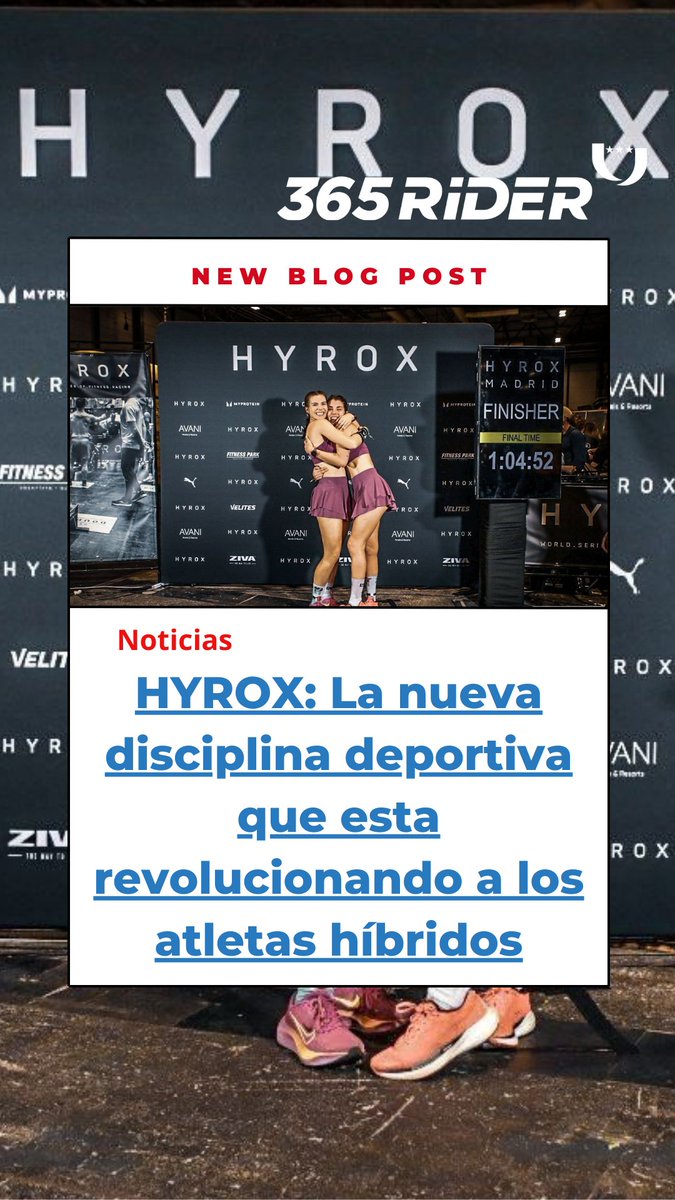 Nuestra embajadora Paula nos cuenta que es el HYROX y su experiencia en el HYROX Madrid.
magazine.365rider.com/hyrox-la-nueva…